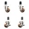 Service Caster 3 Inch 316SS High Temp Glass Filled Nylon 1-7/8 Inch Stem Caster Brake SCC, 2PK SCC-SS316EX20S314-GFNSHT-2-TLB-2-178 - alternate 1